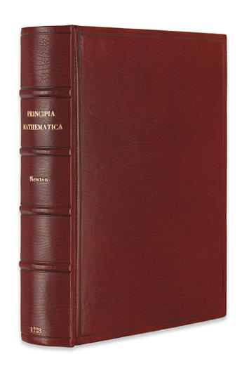 NEWTON, ISAAC, Sir.  Philosophiae naturalis principia mathematica . . . editio ultima.  1723